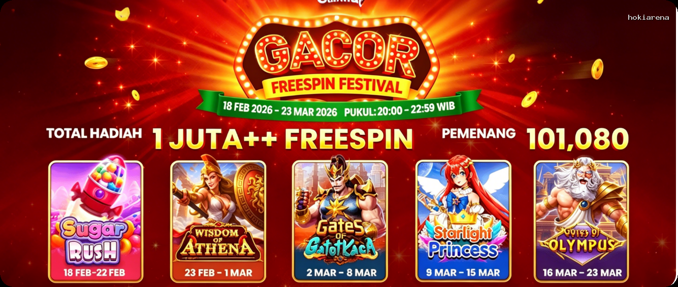 Login hokiarena Sekarang Bonus Melimpah